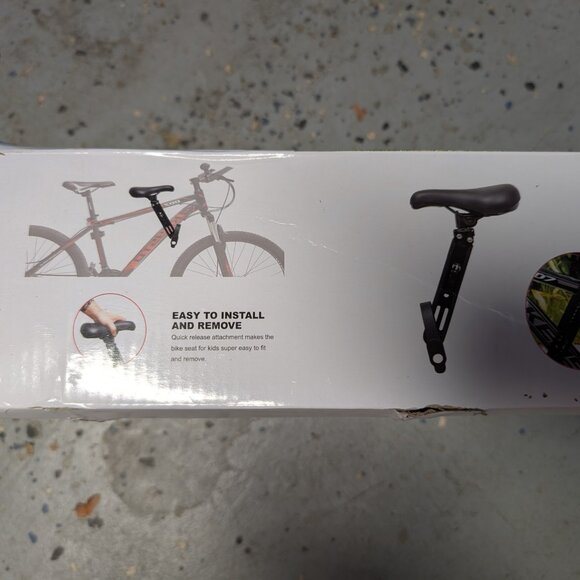 Saddle Seat Kids Seat on Adult Bike - Picture 7 of 7